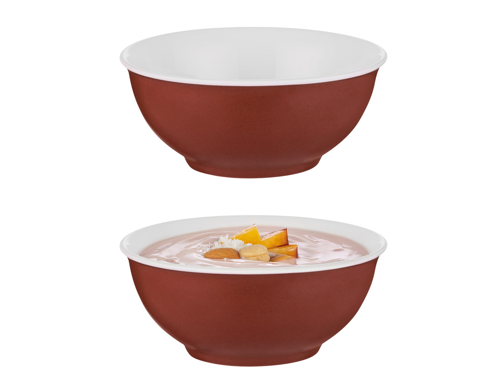 New Bone China 2-Piece Bowl Set - Modern Classic
