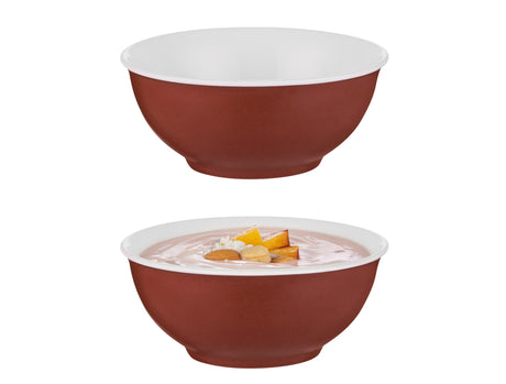New Bone China 2-Piece Bowl Set - Modern Classic