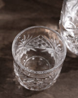 Clear Glass Bedside Carafe - Elegant & Functional Design