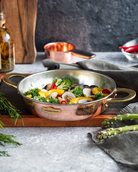 Versatile 18CM Turkish Style Shallow Cooking & Serving Pan