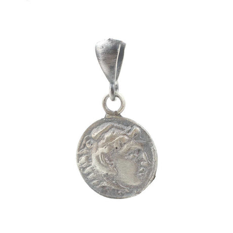 925 Sterling Silver Caesar Medallion Pendant