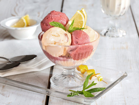 Elegant Clear Glass Dessert Bowls - Versatile Serving Set of 2