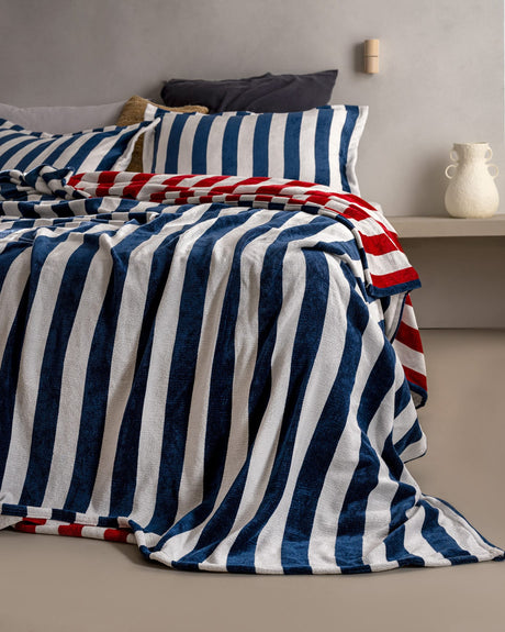 Viscose Blend Double Duvet Cover Set - Reversible Comfort Design