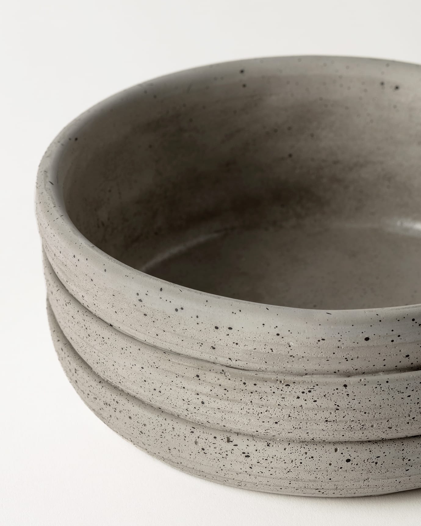 Modern Minimalist Cement Planter - Ideal for Succulents - Soft Grey