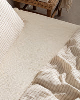 100% Cotton Muslin Single Duvet Cover Set - Yarn-Dyed Comfort