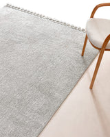 Soft Polyester Area Rug - Contemporary Grey Design