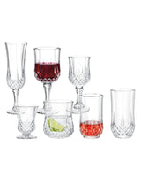 Elegant Soda Glass 42-Piece Drinkware Set - Audrey Collection