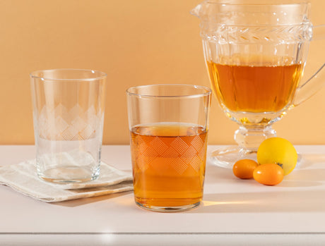 Pierretta 4-Piece Drinking Glass Set - 510ml Beverage Tumblers