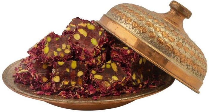 Premium rosenblad pistacie tyrkisk delight