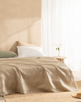 King Size Ecocell Blanket Coverlet - Soft & Breathable Bedspread