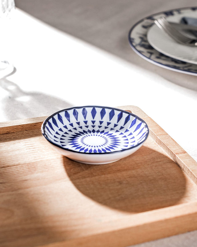 New Bone China Dessert & Accent Plate - Dreamy Rêve Bleu Design