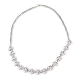 Premium 925 Sterling Silver Lotus Flower Stone Necklace