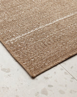 Premium Beige Ecru Polypropylene Flatweave Area Rug
