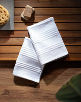 100% Cotton Hand Towel Set of 2 - Yacht Collection Plush Comfort