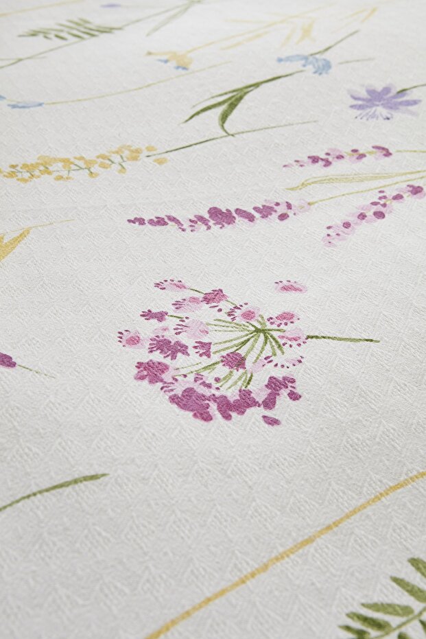 Jody Double Floral Pique Bed Set - 100% Cotton