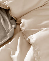 Tencel King Size Duvet Cover Set - Botanical Comfort & Gentle Touch
