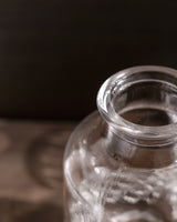 High-Quality Clear Glass Bedside Carafe - Elegant Audrey Design