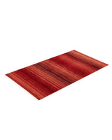 Orient Cadre Terracotta Area Rug - 76x150 cm Accent Carpet