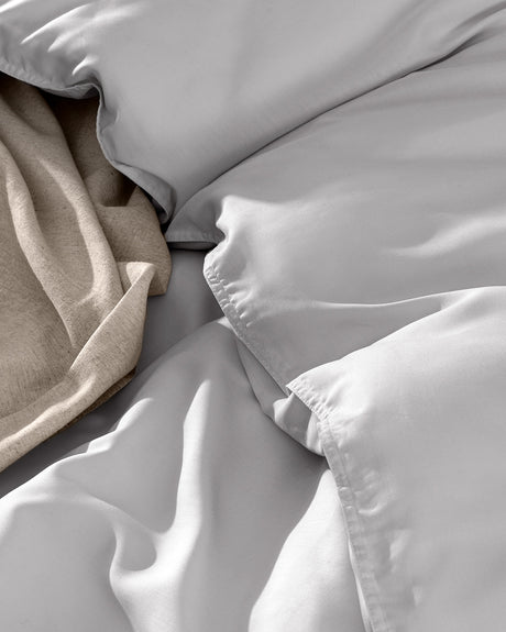 Loire Tencel Double Bedding Set - Ultra Soft Duvet Cover & Pillow Shams