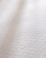 100% Cotton Double Pique Set - Elegant Lace Trim