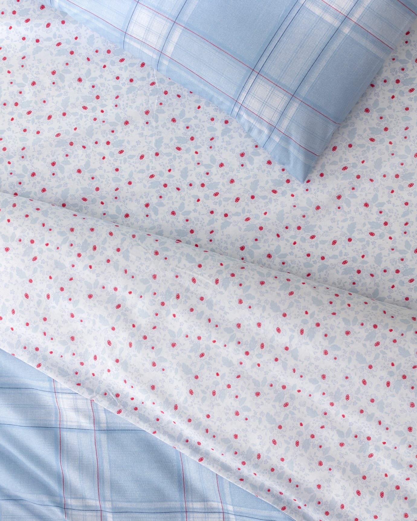 Blanch Doppelbett 100% Baumwolle Ranforce Bedrucktes Bettbezug-Set
