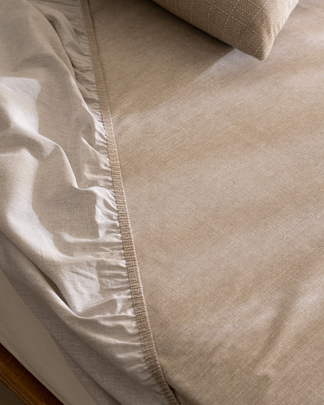 Full Size 100% Cotton Ranforce Fitted Sheet Set