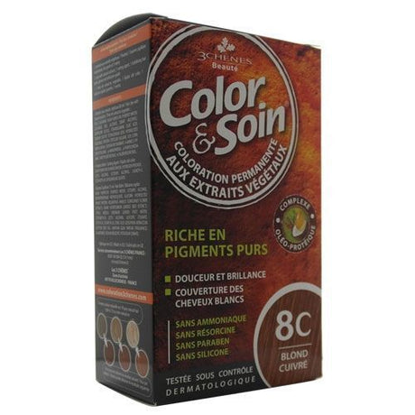 8C Copper Blonde Permanent Hair Color Kit - TryAladdin