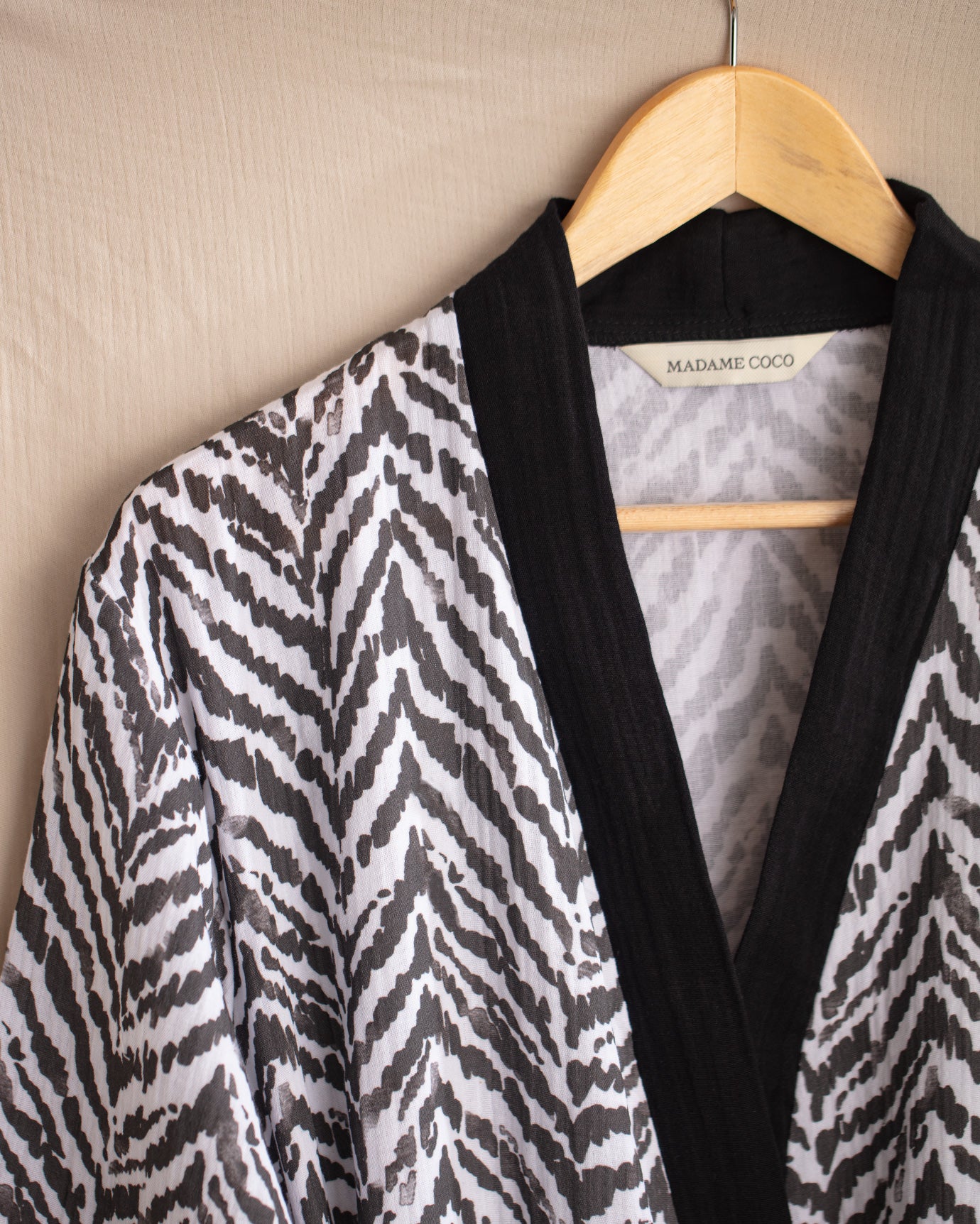 100% Cotton Muslin Bathrobe - Natural Comfort
