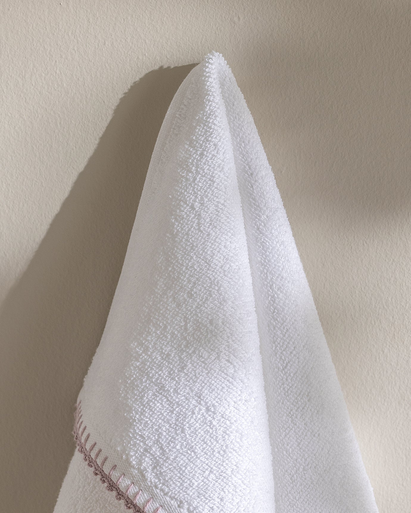Ensemble de serviettes à main en coton 100 % premium - Bordure artisanale au crochet
