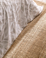 100% Cotton King Size - Leaf Pattern Duvet Cover Set