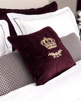 Elegant 11-Piece Royal Dinnerware Set, Burgundy