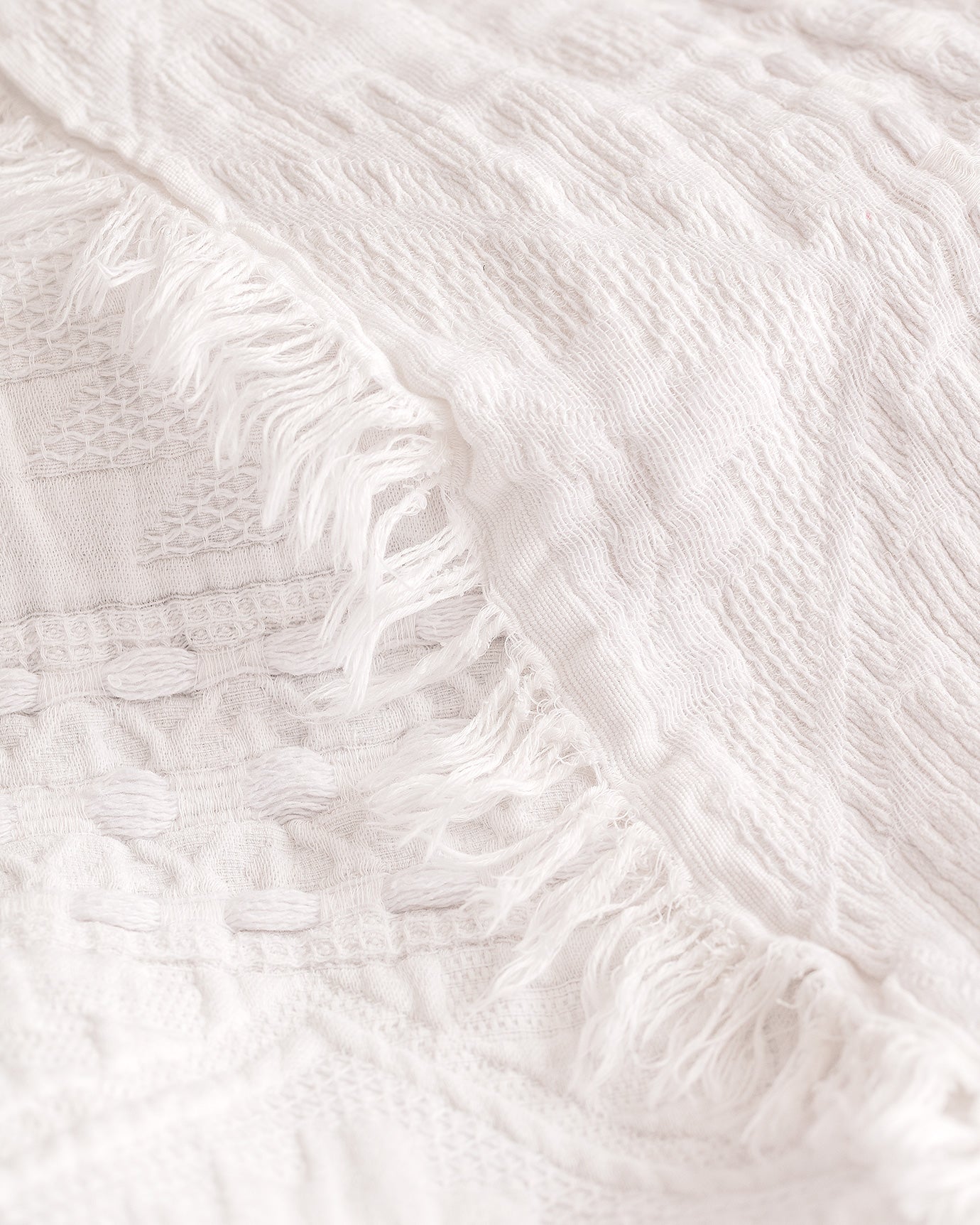 Cotton Blend Single Bedspread Set - Ethnique Pattern