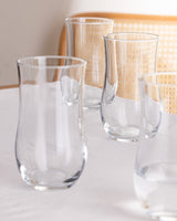 Clear Glass 5-Piece Lidded Carafe Set - Sparkling Diamanta Design