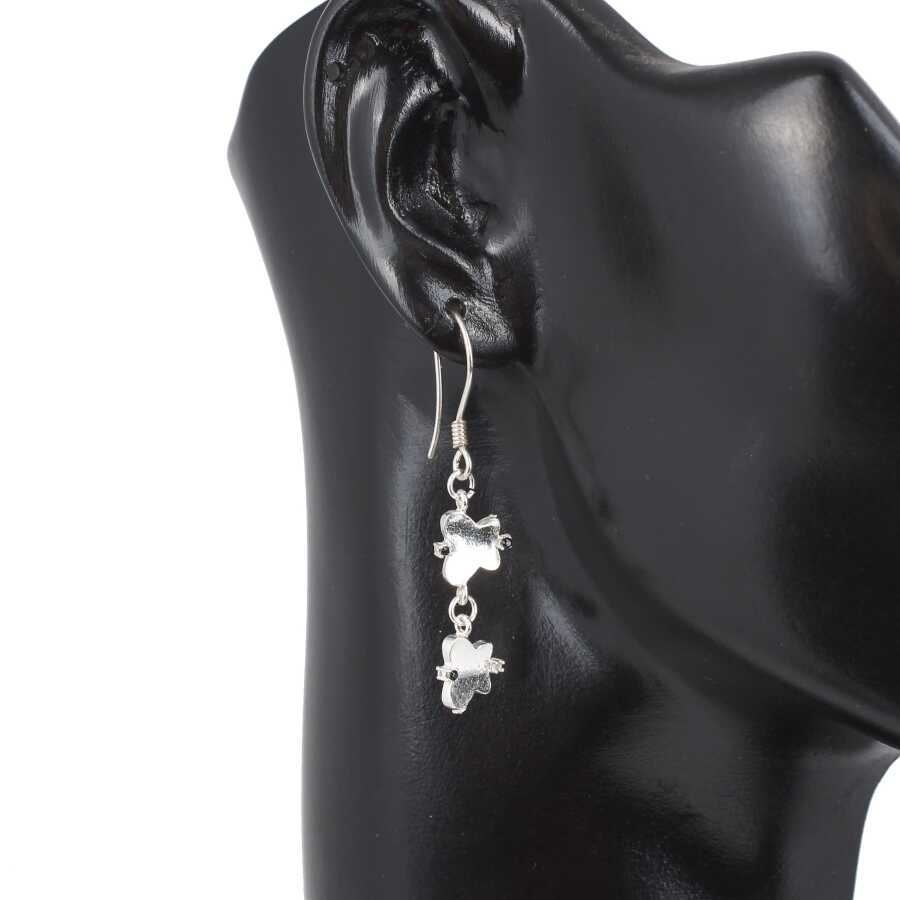 Premium 925 Sterling Silver Butterfly Drop Earrings