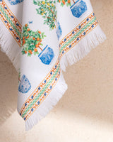 Citron Print Kitchen Towel - Absorbent & Decorative Dish Cloth