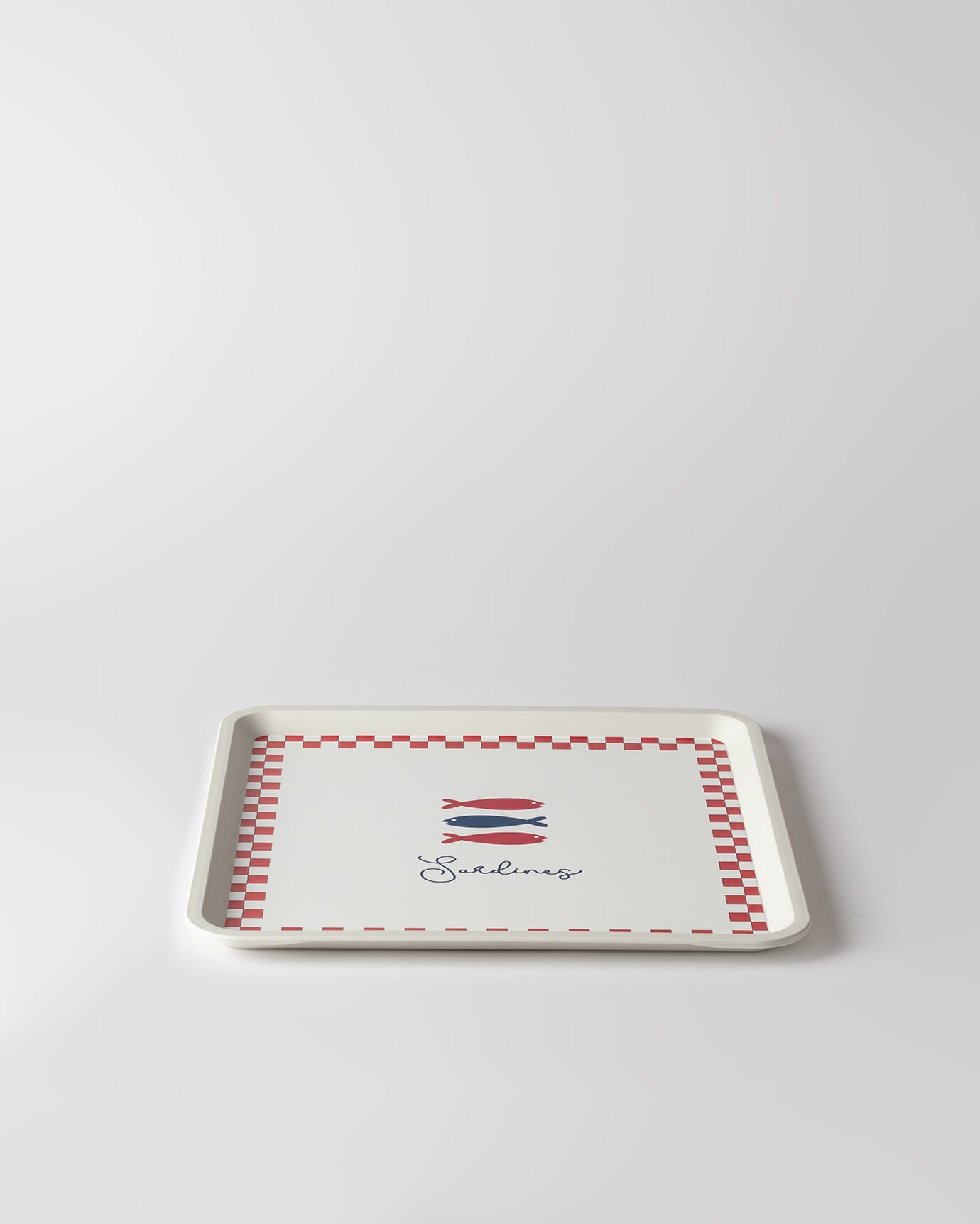 Plastic Square Serving Tray - Contemporary & Easy Care Design