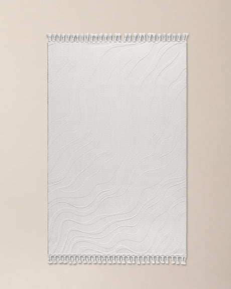 Pluie Embossed Textured Area Rug