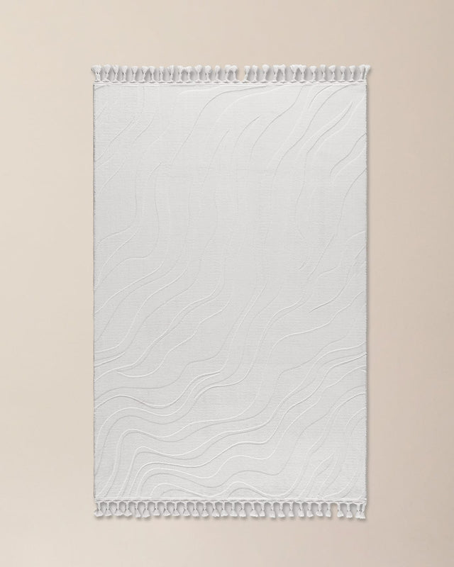 Pluie Embossed Textured Area Rug