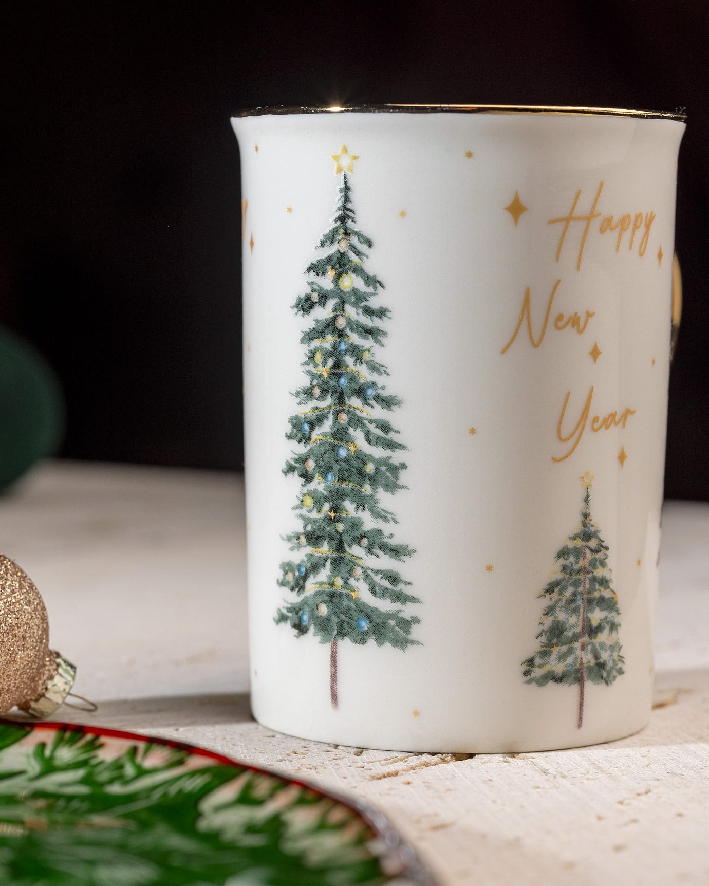 New Bone China Mug - Reve Benard Colorful Design