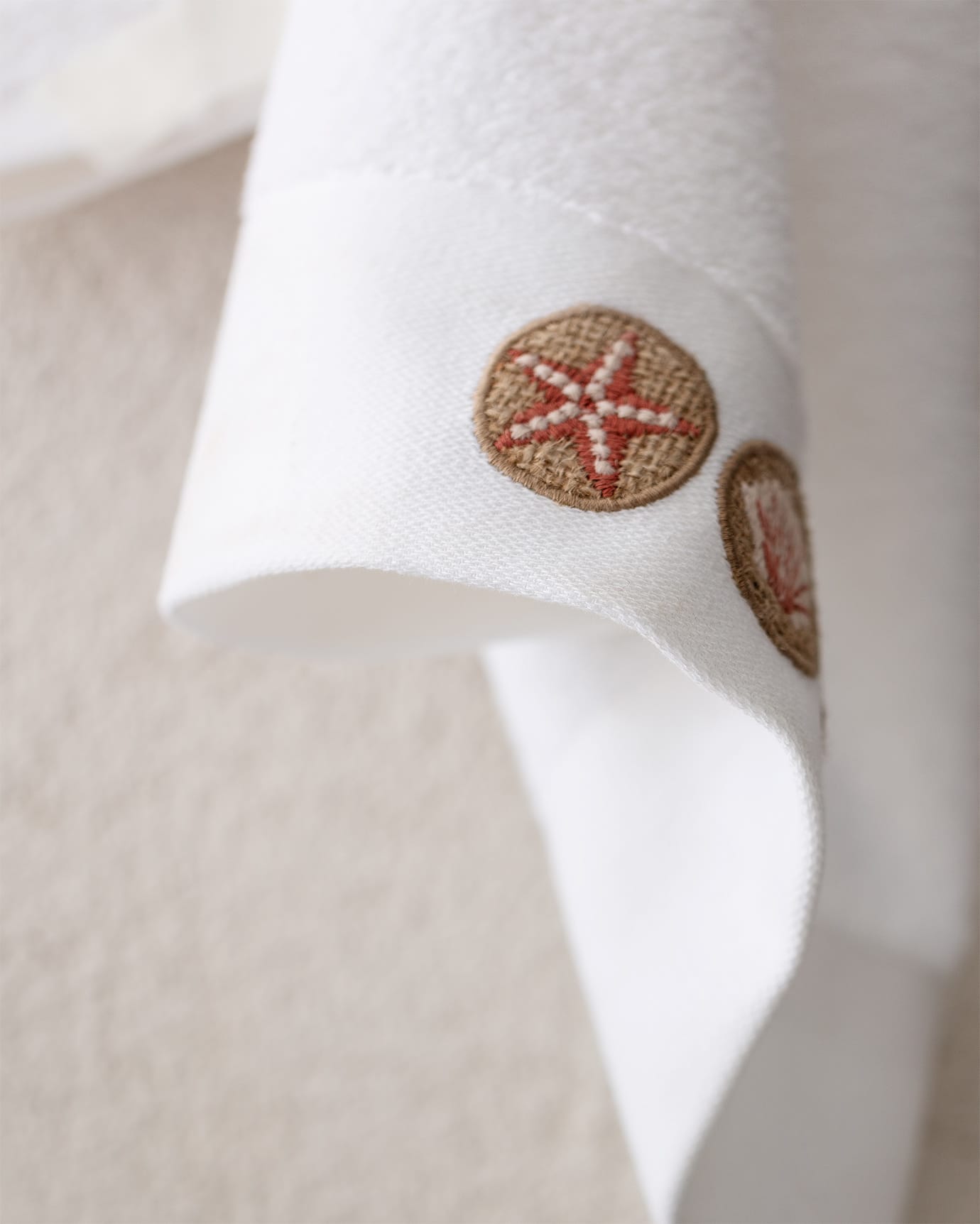 Embroidered 100% Cotton Face Towel - Ultra Soft & Absorbent