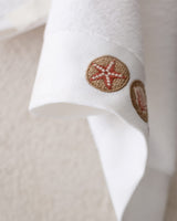 Embroidered 100% Cotton Face Towel - Ultra Soft & Absorbent