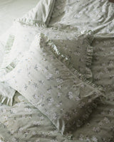 Jules Double Ruffle Duvet Cover Set - Soft & Elegant Bedding Collection