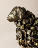 Gold Decorative Figurine Sculpture - Modern Home Decor Accent