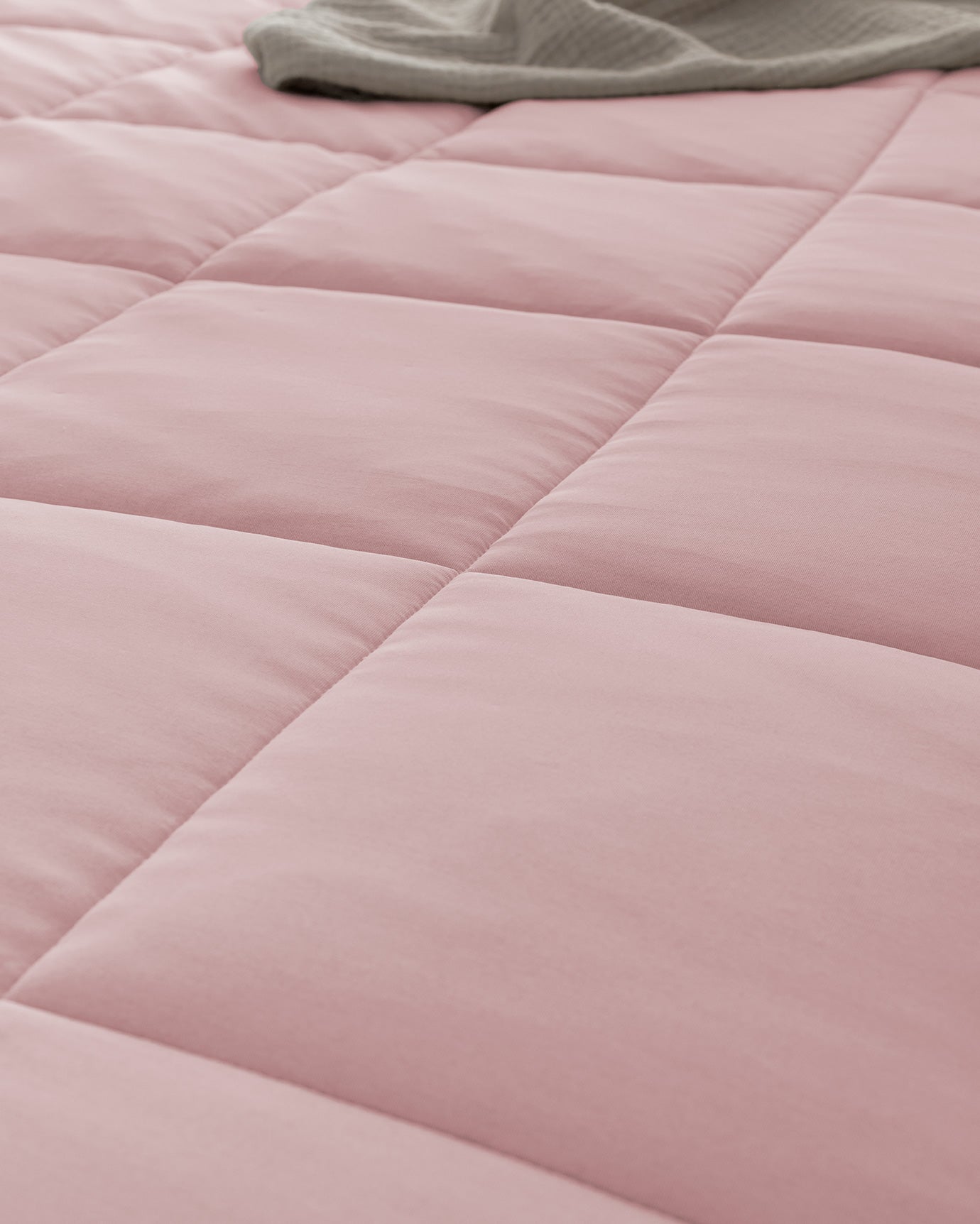 Soft Bamboo Single Bedding Set - Powder Pink