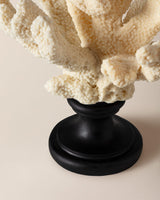 Resin Decorative Figurine - Elegant Cream Sculpted Accent