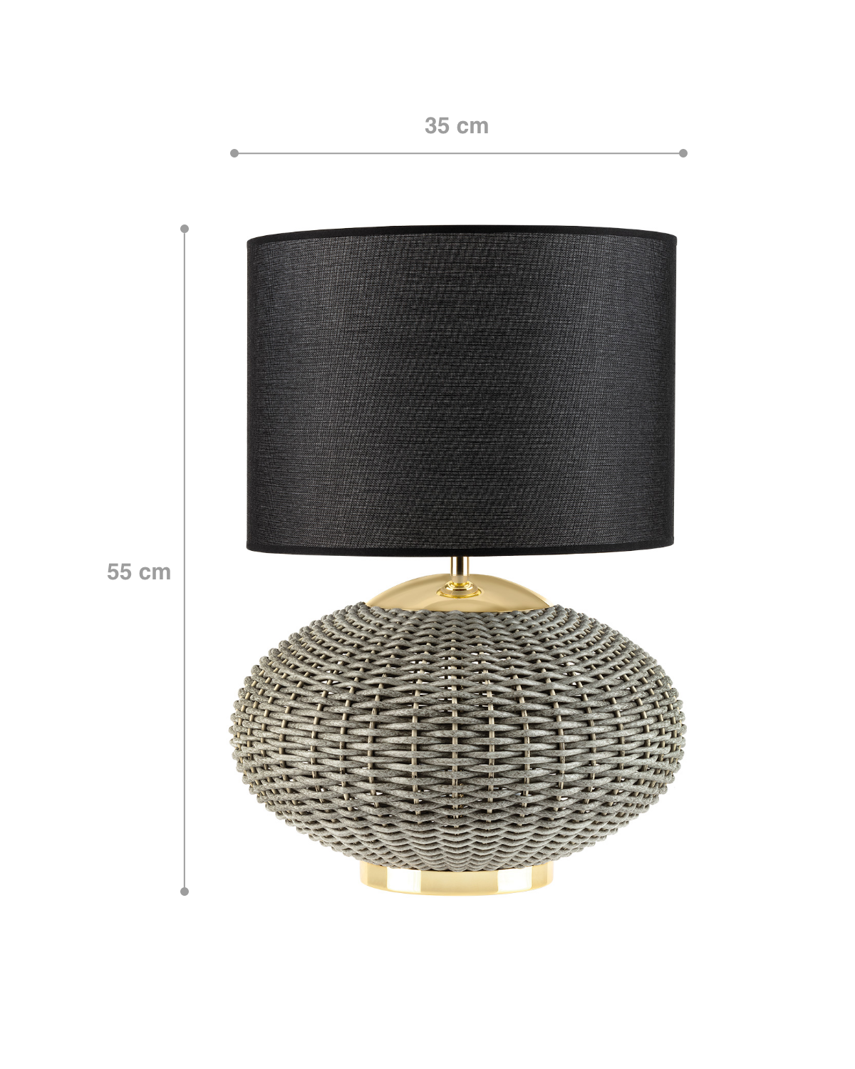 Antoine Modern Table Lamp - Elegant Home Decor Accent Light
