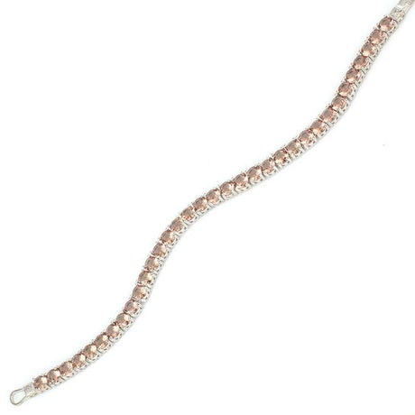 Sterling Silver Square Zultanite Line Bracelet - Captivating Gemstone