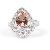 Sterling Silver Teardrop Zultanite Ring - Color Change Gemstone