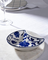 New Bone China Plate - Rêve Bleu Sauvage Blue & White
