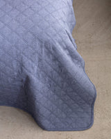 Indigo Double Bedspread Quilt - Decorative Bed Cover